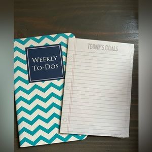2 daily/weekly notebooks To Dos